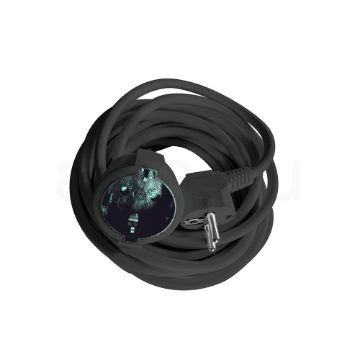Technik Professional Hosszabbító (lengokábel) Fekete 3m kábellel 3x1,5mm2 16A