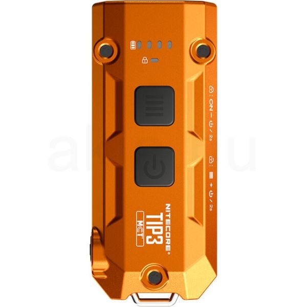 Nitecore Elemlámpa TIP3 (akkumulátoros) MCT UHE LED (720 lumen) Narancs